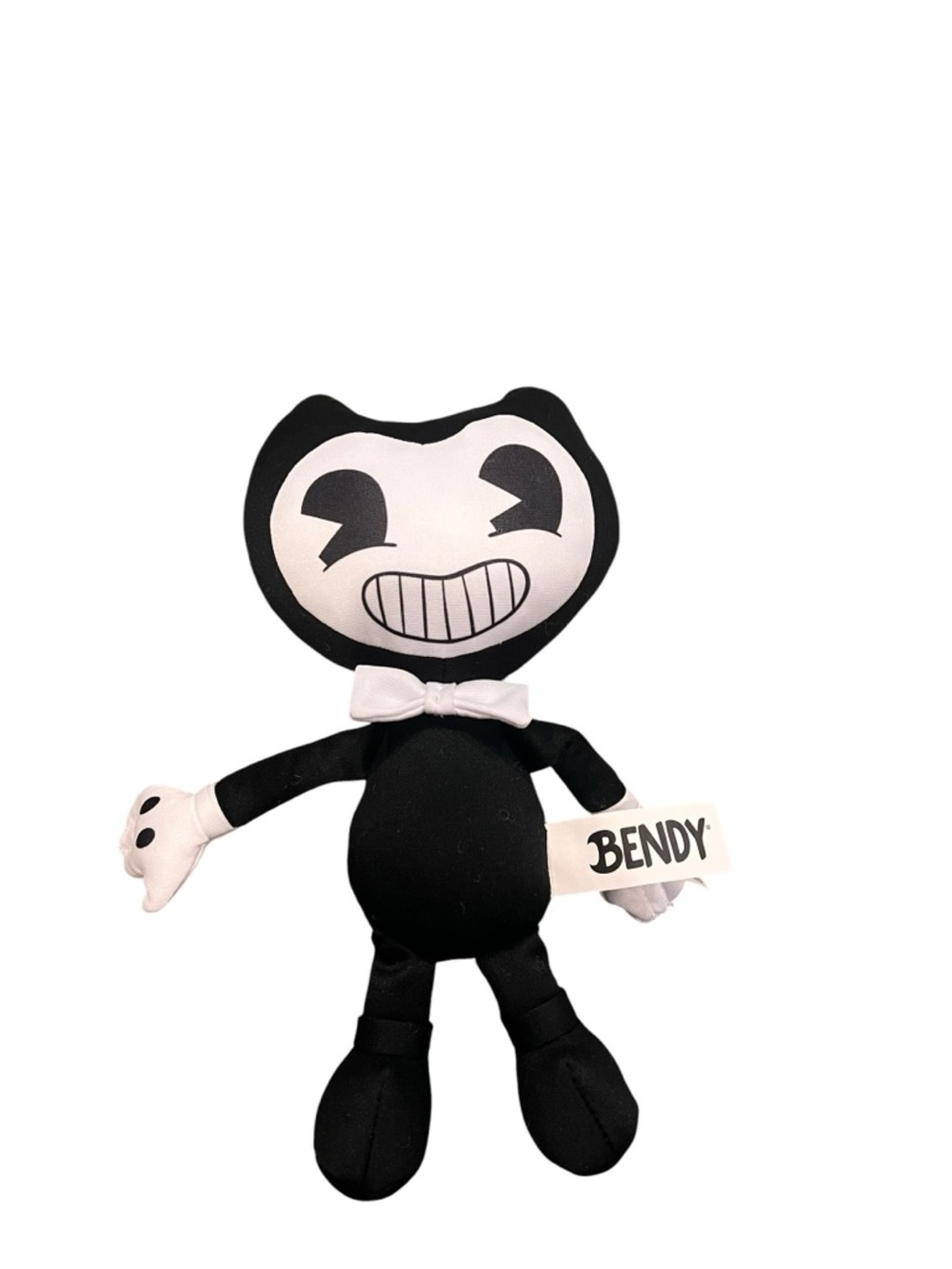 Bendy Black and White Character Plush - Branded Plush Toy